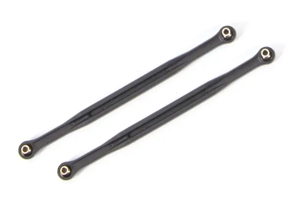 Traxxas Toe links, 2025mm (1875mm center to center) (black) (2) (for use with 7895 X-MAXX WideMaxx suspension kit) &mdash; image 2 of 2