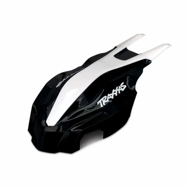 Traxxas Canopy front black/white Aton