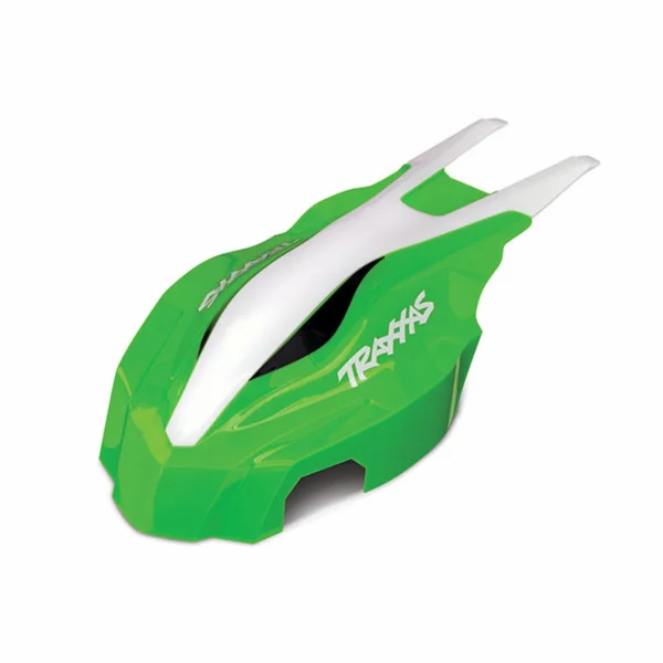 Traxxas Canopy front green/white Aton