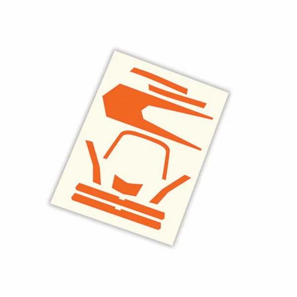Traxxas Decals high visibility orange