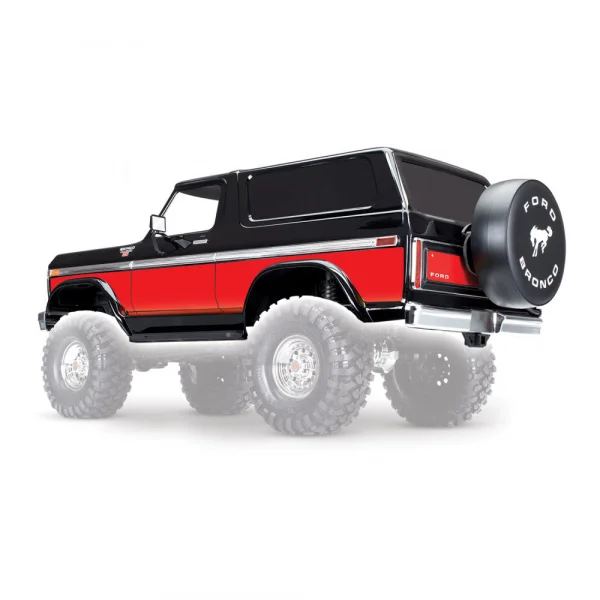 Traxxas Ford Bronco Pre Painted Black Complete Bodyshell (312mm Wheelbase)