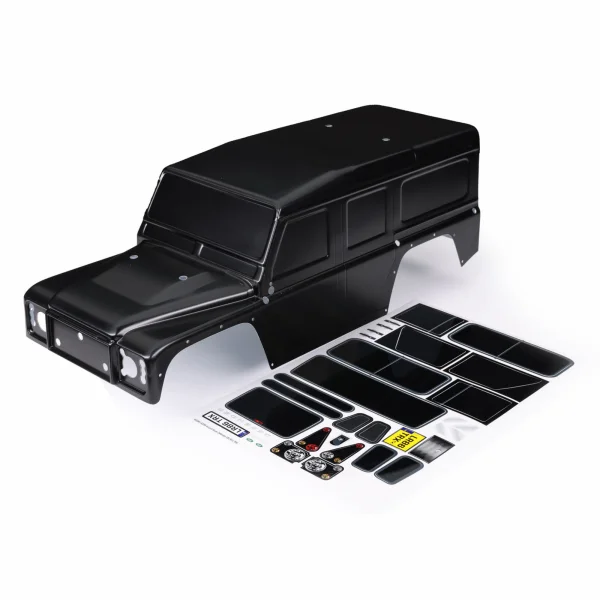 Traxxas Land Rover Defender Bodyshell (324mm WB) - Pre Painted Black