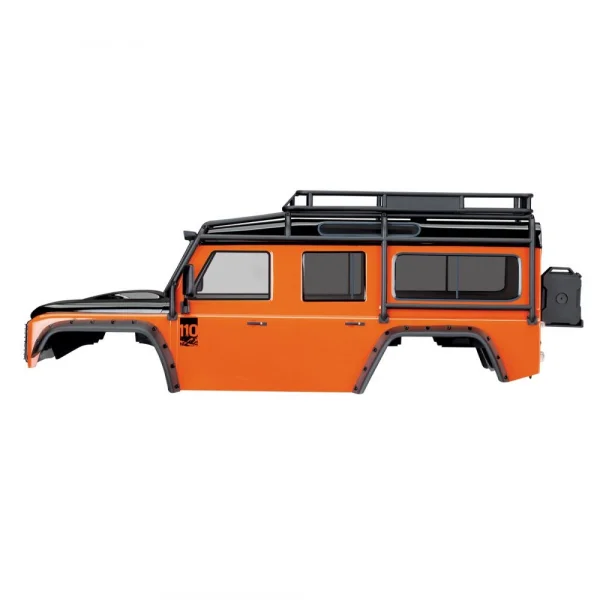 Traxxas Land Rover Defender Adventure Orange Pre Painted Bodyshell With ExoCage (325mm Wheelbase)