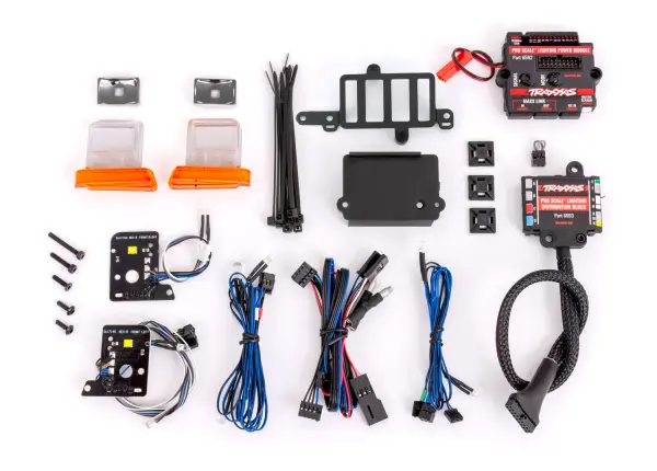Traxxas Pro Scale LED light set, TRX-4 Ford Bronco (1979) or Ford F-150 (1979), complete with power module (contains headlights, tail lights, side marker lights, + distribution block) (fits 8010 or 9230 series bodies) — image 2 of 5