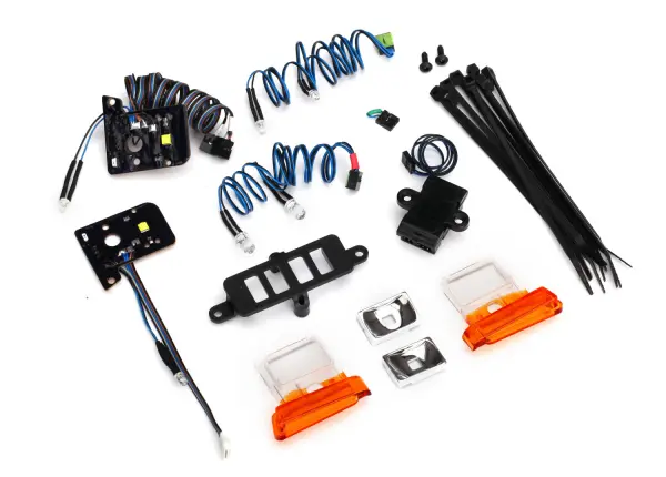 Traxxas LED light set (contains headlights, tail lights, side marker lights, and distribution block) (fits 8010 or 9230 series bodies, requires 8028 power supply) &mdash; image 2 of 2