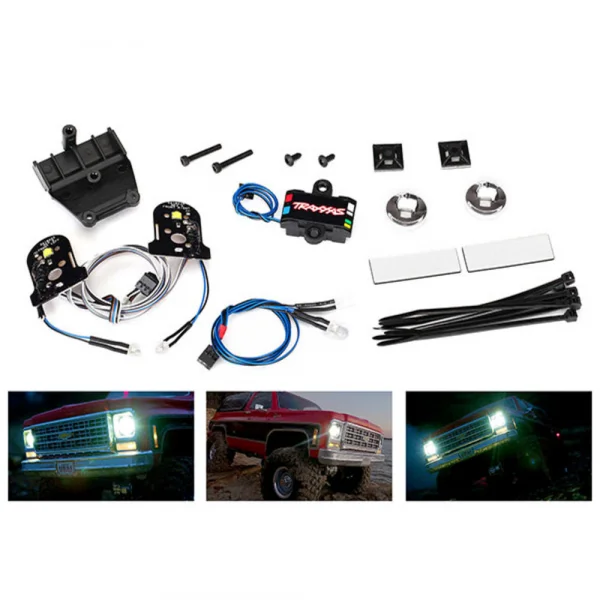 Traxxas LED light set (contains headlights tail lights side marker lights distribution block (fits 8130 body requires 8028 power supply) ** CLEARANCE **