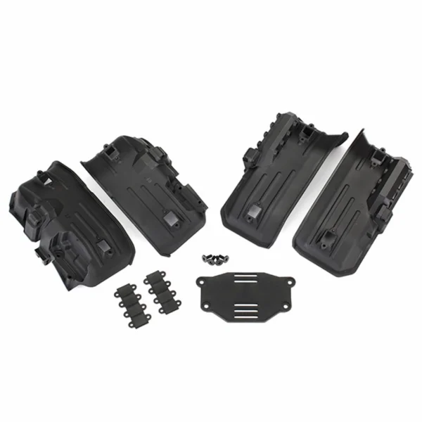 Traxxas Fenders inner front rear (2 each)/ rock light covers (8)/ battery plate/ 3x8 flathead screws (4)