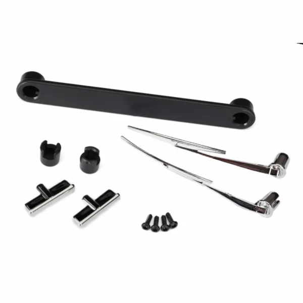 Traxxas Door handles left right/ windshield wipers left right/ retainers (3)/ 1.6x5 BCS (self-tapping) (4)