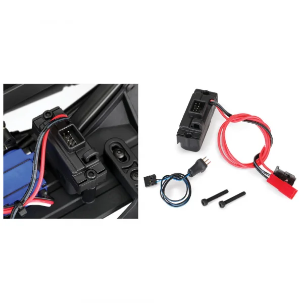 Traxxas LED light set complete with power supply (contains headlights tail lights distribution block) (fits 8111 body)