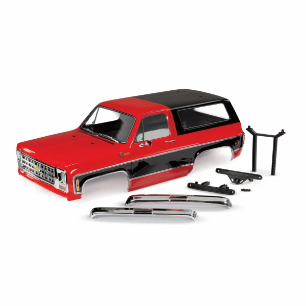 Traxxas Body, Blazer (1979) Complete Clipless, Red