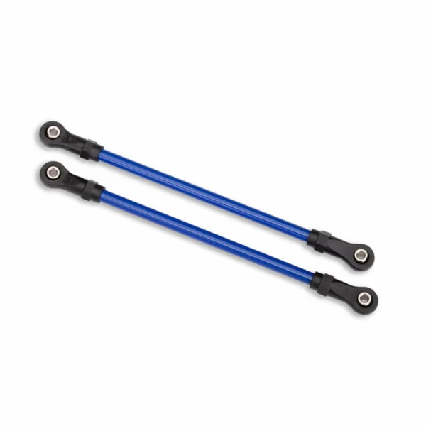 Traxxas Suspension links rear upper blue (2) (5x115mm powder coated steel) (assembled with hollow balls) (for use with 8140X TRX-4 Long Arm Lift Kit)