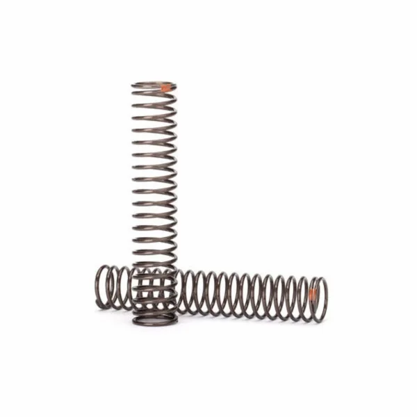 Traxxas Springs Shock long (natural finish) (GTS) (0.39 rate orange stripe) (for use with TRX-4 Long Arm Lift Kit)