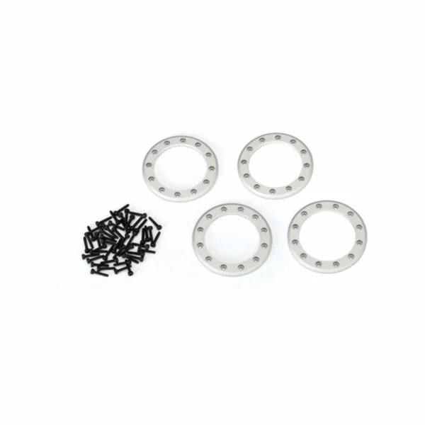 Traxxas Beadlock rings satin (1.9) (Aluminium) (4)/ 2x10 CS (48)