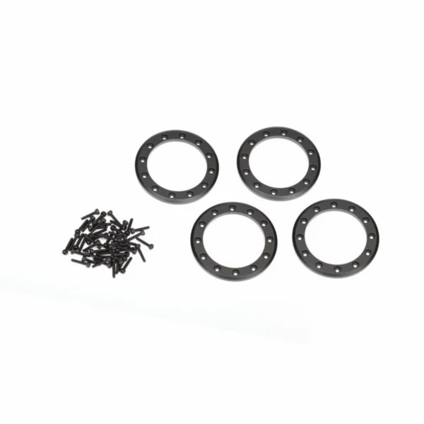 Traxxas Beadlock rings black (1.9) (Aluminium) (4)/ 2x10 CS (48) ** CLEARANCE **