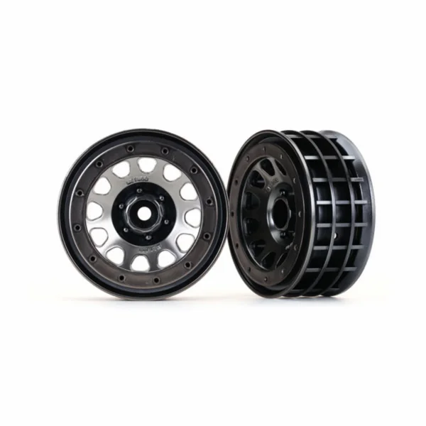 Traxxas Wheels Method 105 2.2 (black chrome beadlock) (beadlock rings sold separately) ** CLEARANCE **