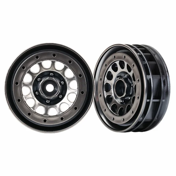 Traxxas Wheels Method 105 1.9 (black chrome beadlock) (beadlock rings sold separately)