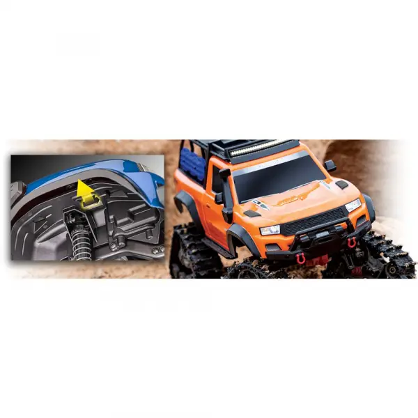 Traxxas TRX-4 Sport with Deep-Terrain Traxx - Orange &mdash; image 4 of 21