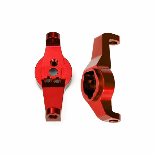 Traxxas Caster blocks 6061-T6 Aluminium (red-anodized) left and right