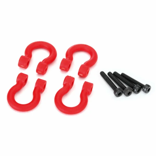 Traxxas Bumper D-rings red (front or rear)/ 2.0x12 CS (4) ** CLEARANCE **