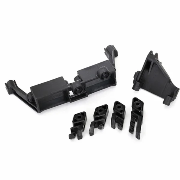 Traxxas Servo mount 2-speed/ servo mount T-Lock/ wire clips