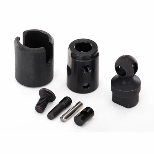 Traxxas Output drive transmission or differential (pin retainer (1)/ drive cup (1)/ drive ball (1)/ drive pin (1)/ 3x11 screw pin (1)/ cross pin (black) (1) 3x6 BCS with threadlock (1)