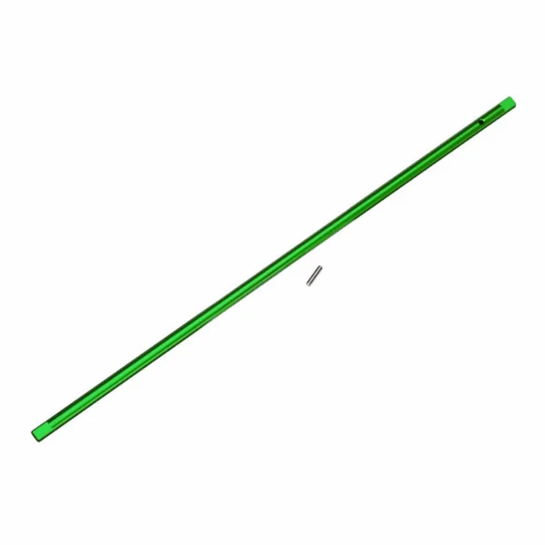 Traxxas Driveshaft center Aluminium / pin green