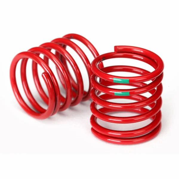 Traxxas Spring Shock (red) (4.075 rate green stripe) (2)