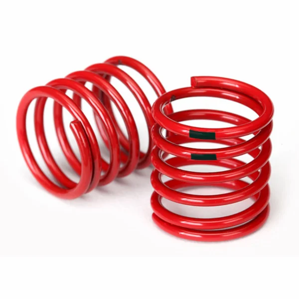 Traxxas Spring Shock (red) (4.4 rate black stripe) (2)