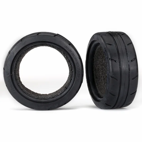 Traxxas Tires Response 1.9 Touring (front) (2)/ foam inserts (2)