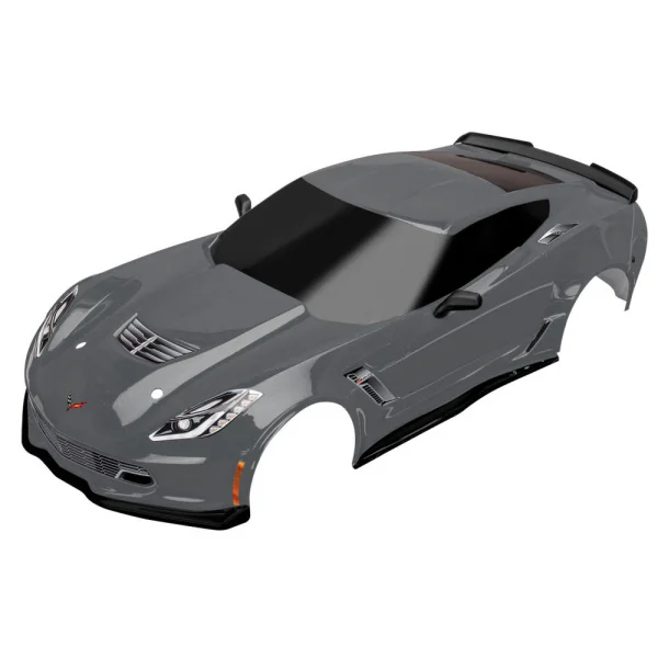 Traxxas Body Chevrolet Corvette Z06 graphite (painted decals applied)