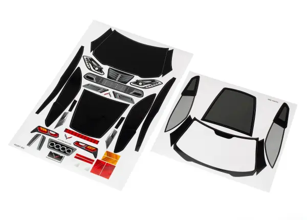 Traxxas Decal sheets Chevrolet Corvette Z06 — image 2 of 2