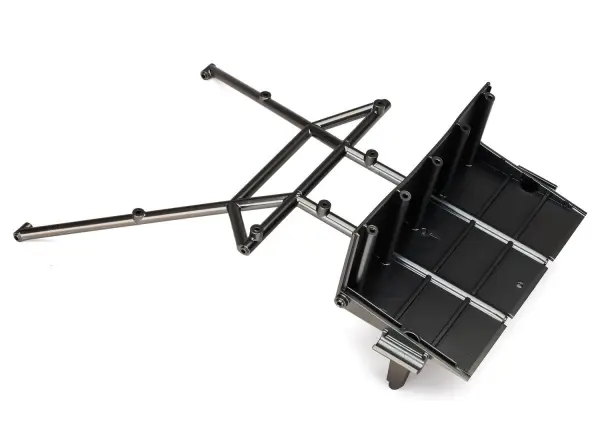 Traxxas Tube chassis center section rear (satin black chrome-plated) — image 2 of 2
