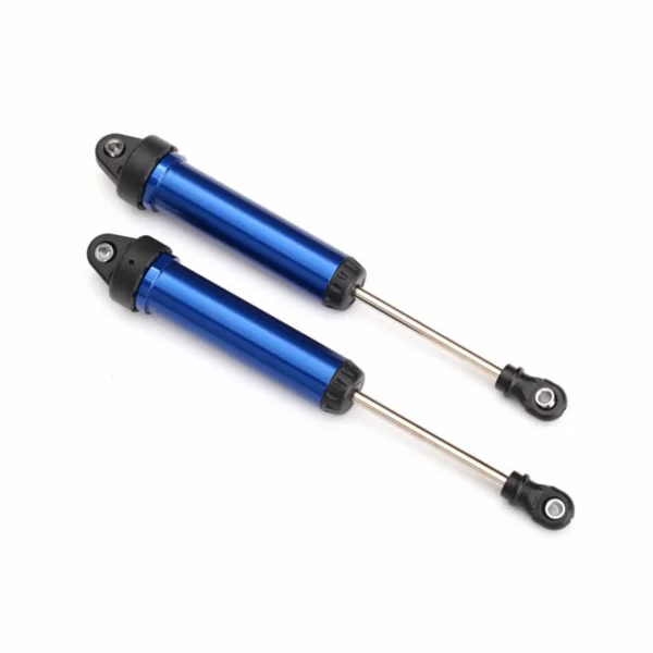 Traxxas Shocks GTR 134mm Aluminium (blue-anodized) (fully assembled w/o springs) (front no threads) (2)