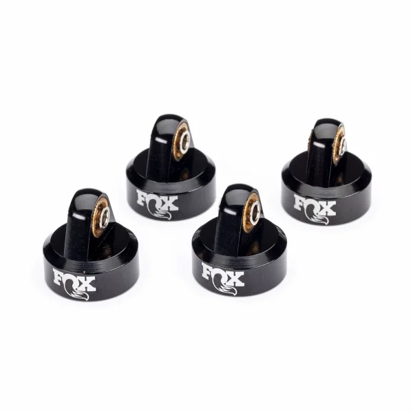 Traxxas Shock caps Aluminium (black-anodized) Fox Shocks (4)
