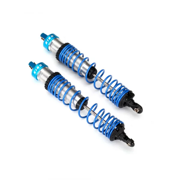 Traxxas Shock caps Aluminium (blue-anodized) King Shocks (4)