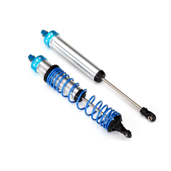 Traxxas Shock caps Aluminium (blue-anodized) King Shocks (4)