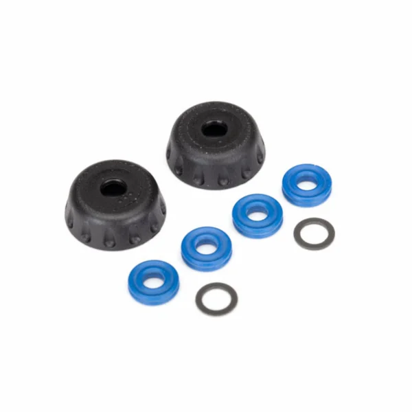 Traxxas Double seal kit GTR Shocks (x-rings (4)/ 4x6x0.5mm PTFE-coated washers (2)/ bottom caps (2) (renews 2 Shocks)