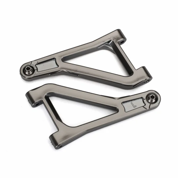 Traxxas Suspension arms upper (left right) (satin black chrome-plated) (assembled with hollow balls)