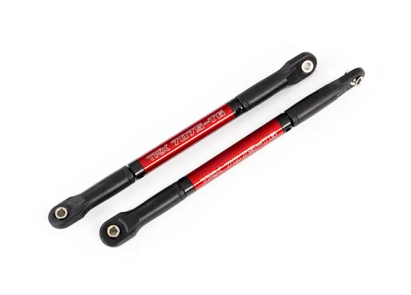 Traxxas Push rods, Aluminium (red-anodized) (2) (assembled with rod ends) — image 2 of 2