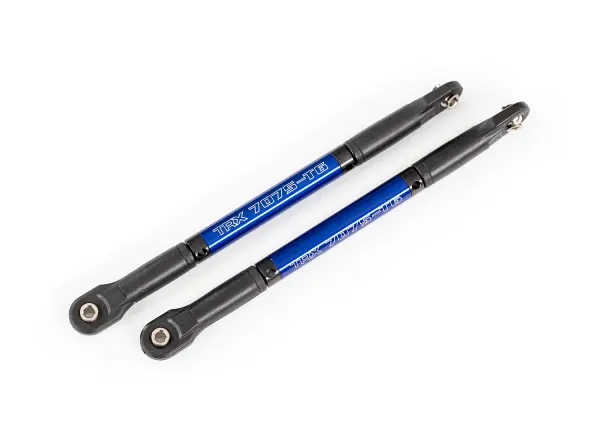 Traxxas Push rods, Aluminium (blue-anodized) (2) (assembled with rod ends) &mdash; image 2 of 2