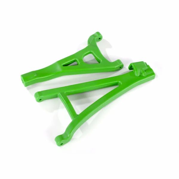 Traxxas Suspension arms, green, front (left), heavy duty (upper (1) / lower (1)