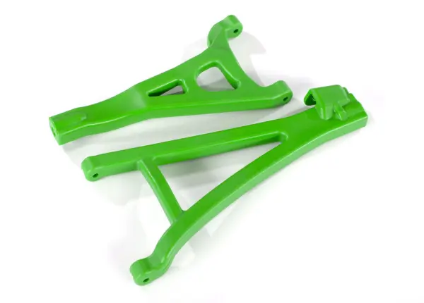 Traxxas Suspension arms, green, front (left), heavy duty (upper (1) / lower (1) — image 2 of 2