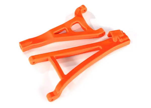 Traxxas Suspension arms, orange, front (left), heavy duty (upper (1) / lower (1) — image 2 of 2