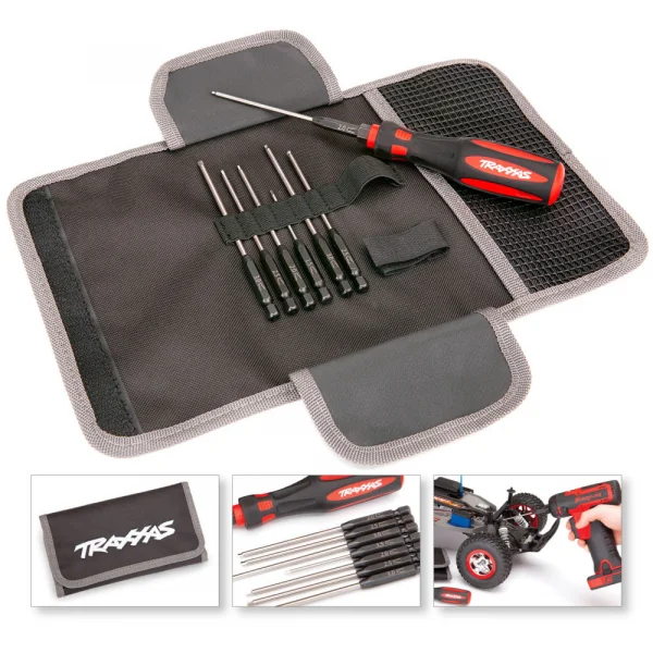 Traxxas Speed Bit Master Tool Set - 7 Piece Straight + Ball End Hex Drivers