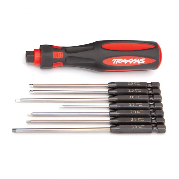 Traxxas Speed Bit Master Tool Set - 7 Piece Straight + Ball End Hex Drivers