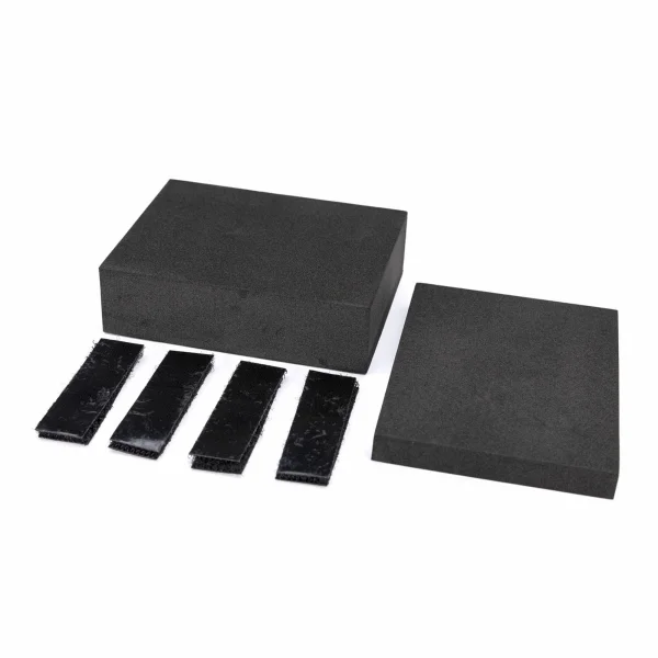 Traxxas Foam inserts, universal adapter (large + small)/ adhesive hook and loop fasteners (4) (for 8796 RC car/truck stand)