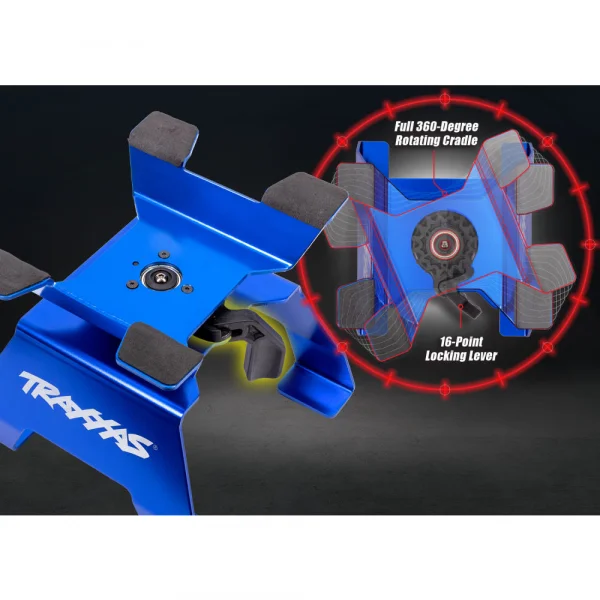 Traxxas 1:10 - 1:18 Aluminium RC Car/Truck Stand - Blue — image 8 of 10