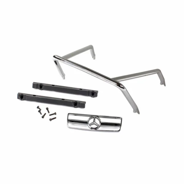 Traxxas Grille Mercedes-Benz G 63 / roll bar/ mounts left right/ 2.6x8 BCS (self-tapping) (2)/ 2.5x10 CS (4) (fits 8825 body) — image 1 of 2