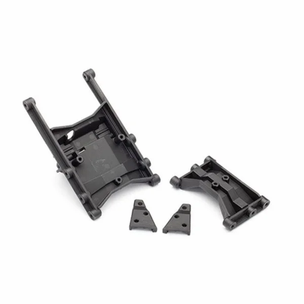 Traxxas Chassis crossmember (intermediate (1) rear (1)/ Shock mounts (left right)