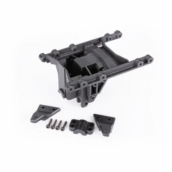 Traxxas Suspension mount, intermediate, TRX-6 (1)/ bearing cap (1)/ suspension link mounts (left + right)/ 2.5x12 CS (4)